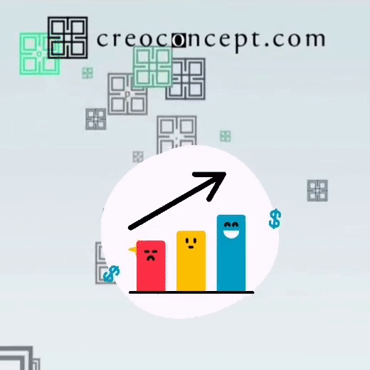 Creoconcept.com - myCsite criação de websites com loja online - gráfico de crescimento